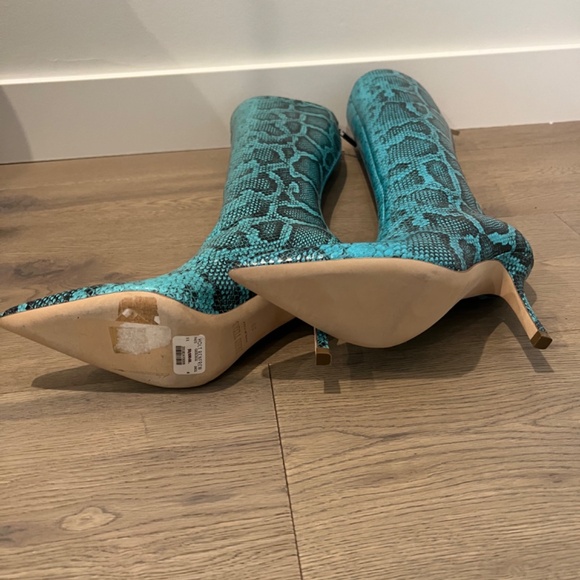Paris Texas Blue Leather Boot - New - Picture 5 of 7